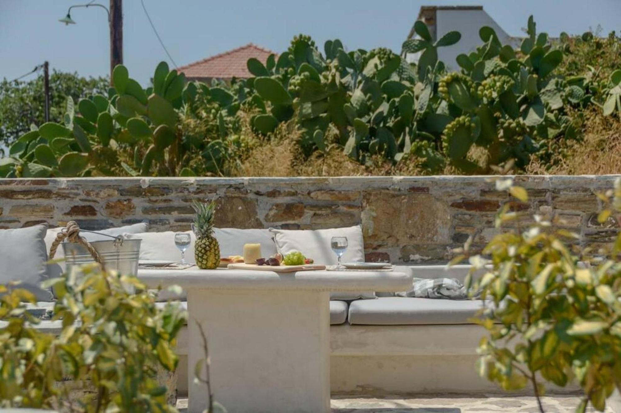 Villa Anthemion Naxos With Outdoor Jacuzzi Ano Sangrion Екстер'єр фото